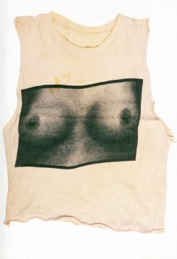 updownsmilefrown:  T shirt worn by Siouxsie Sioux from the Sex Boutique in London’s Kings Road, 1970s 