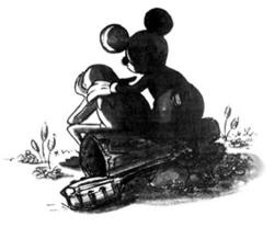 the-lovely-flutist:  youarelookingatthis:  carry-it-with-you:  b0ngs-n-th0ngs:   When Jim Henson, creator of the Muppets died in 1990, Disney released this picture of Mickey consoling Kermit the Frog.  Reblogging for the hundredth time  but what if