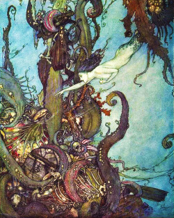 piranha-tot:  Edmund Dulac - from The Little Mermaid 