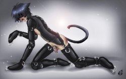 yourpetmeowmeow:  Now that’s a well-controlled catboy! 