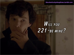 &ldquo;Will you 221-be mine?&rdquo;