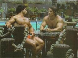 loldoyouevenlift:  Arnie and Franco 