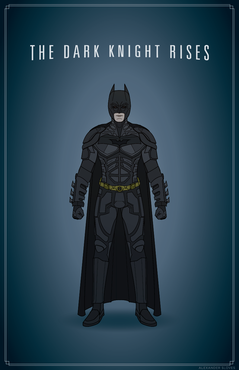 slovesdesign:  Adam West Batman and Christian Bale Batman from The Dark Knight Rises.