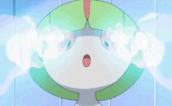 pacifidlogtown:  No. 280: Ralts (ラルトス Ralts). Ralts senses the emotions of people using the horns on its head. This Pokémon rarely appears before people. But when it does, it draws closer if it senses that the person has a positive disposition.