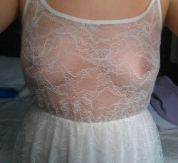 petitebisexual:  So, do you think the top part of the new dress I bought today is a teeny bit naughty or no? ;) 