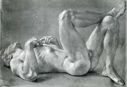 artofmalemasturbation:  No. 36 in What’s New in Thad’s Thoughts?—A Weekly Review: hadrian6:  male nude. Paul Cadmus.      “Paul Cadmus [1904-1999] was an American artist. He is best known for his paintings and drawings of nude male figures.
