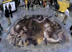 forever90s:  Check out these 20 pics. They’re soo Trippy! #2 and #5 are amazing! 3D Street Art is insane! See them all here ➡ 
