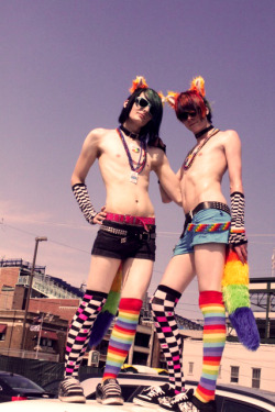 Eagle-Summers:  Chicago Pride Like A Boss! Eagle Summers (Me) And Raven Shadows (An
