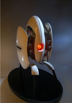 videogamenostalgia:  “Defend Your Home With Your Very Own Portal 2 Turret” Valve and the merchandise vendor, Gaming Heads, has teamed up together to bring you the latest in nerdy décor. The Aperture turret stands at approximately 16 inches tall and