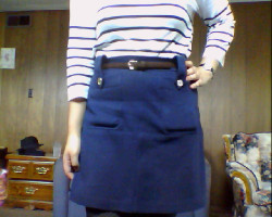 going through the archives, found this outfit, which was sailor inspired, i suppose