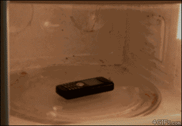 misha-has-a-mangina:  migasm:  theflavourofyourlips:  4gifs:  Why you shouldn’t microwave a cell phone  it’s like the rebirth of Voldemort  HOLY SHIT  I used to have that phone 