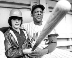 Willie Mays and John F. Kennedy Jr. (1972)