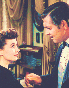 vivien-leigh:  Rhett: “No I don’t think I will kiss you. Although you need kissing badly. That’s what’s wrong with you. You should be kissed, and often, and by someone who knows how.”Scarlett: “And I suppose you think you are the proper person?”Rhett: