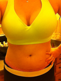 my-naughty-thoughts:  What do y’all think of my new ฟ sports bra from Victoria’s Secret? 