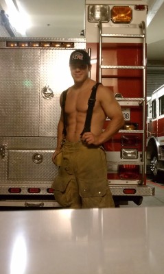 justshowitalready:  23yo fireman, He said he could fuck me at the station house, but we would have to be sneaky about it.  