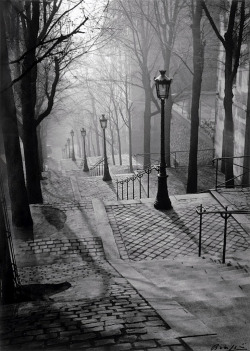  Les escaliers de Montmartre (1930) 