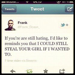 Lool u tell'em frank!!!