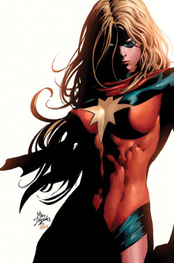 Thebatchick:  Wanteddead11:  Power, Brains And Beauty. Ms. Marvel’s Got It All