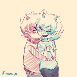  Anonymous: can you please draw karkat/terezi? i love your drawings they are so adorable &gt;///&lt; Anonymous: can you doodle some karezi yo prussianseer: can you please draw some karezi? Anonymous: karezi :3  OTP yo! sdfjs
