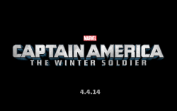 marvelentertainment:  The sequel to Captain America: The First Avenger has an official title and logo…Captain America: The Winter Soldier! Get ready for it to hit theaters on April 4, 2014!  Unholy shit. Shit just got real yo&rsquo;!