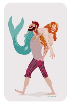 cannibalistic-vulcans:  flippingbiscuits:  hippity-hoppity-brigade:   Matthew Howorth  GAY MERMEN AND SAILORS YAYYYYYY  Cute  That merman has an excellent beard. 