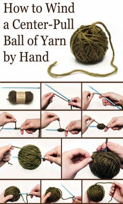 hooked-on-needles:  (via One Trick to Turn Any Yarn Into a Center-Pull Ball | Lion Brand Notebook)  OH gawd YES THANK YOU I KNOW WHAT I&rsquo;M DOING TODAY