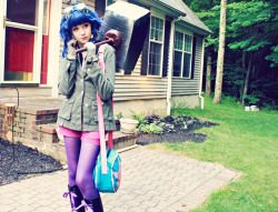 radiomaru:  pseudokinesis:  laurynn took some pictures of my ramona flowers cosplay from connecticon before i retire it until nycc!  gahhh this is adorable 