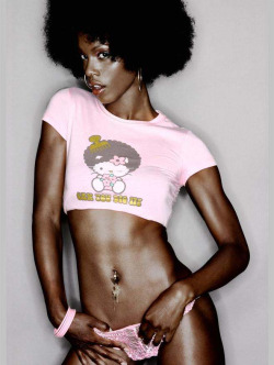 Afro Kitty!  Here kitty kitty I got some