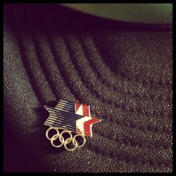 Rocking the 1984 Los Angeles summer Olympics pin today #london2012