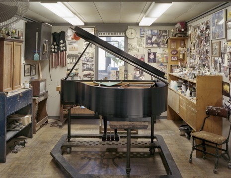 newyorker:   “One Steinway Place” is an exploration of the famed piano factory in Astoria, Queens, by the photographer Christopher Payne. Under the glow of fluorescent lights, raw lumber is bent, pressed, conditioned, and polished into instruments