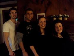 sarrahsison:  Chris, Scott, Carly, Shanna Evans! :)  My future family. :p