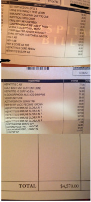 housewifeswag:  campaignofdistractions:  “The monetary cost for a rape victim to receive treatment at a hospital in the United States.”  this is bullshit. complete. bullshit.  