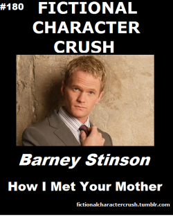 fictionalcharactercrush:  #180 - Barney Stinson from How I Met Your Mother 21/07/2012 