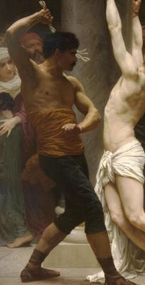 The Flagellation of Christ our Lord (detail), Bougeureau