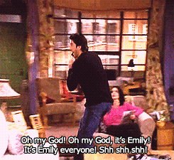  This is just one of the best Friends moments oh my god. ROSS JUST  HANDS CHANDLER A LAMP. 