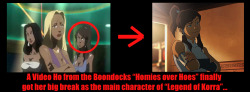 Korra had two lives, well, tecnically shes the avatar and had hundreds of lives. Apparently one of them had her exact face and was in Gangstalicious&rsquo;s gay music video. She should of kept the dress, am I right? V See her in action V http://youtu.be/_