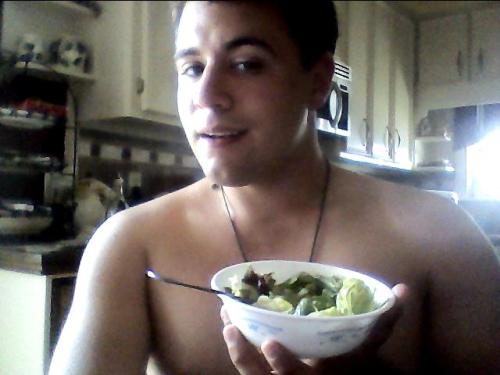 XXX Gym for Brunch, Salad for Lunch. photo
