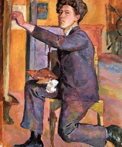 composition-improvisation:  Alberto Giacometti, Self-Portrait, c. 1921 