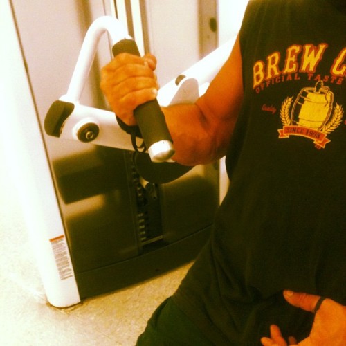 Dad is a BAMF #Dad #badass #bamf #46feeling26 #workout #gym #allornothing  (Taken with Instagram)