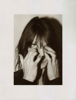 raccoonology:  Charlotte Gainsbourg by Jason Nocito 