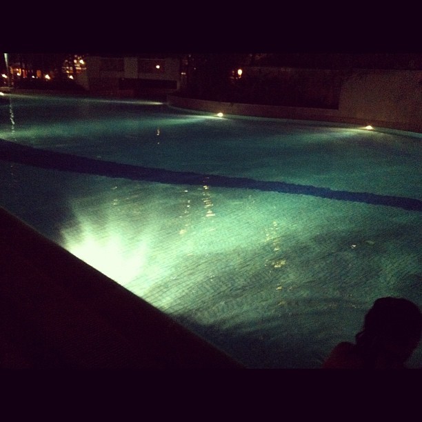 Night swimming&hellip; Post birthday celeb of Kuya Lance (Taken with Instagram