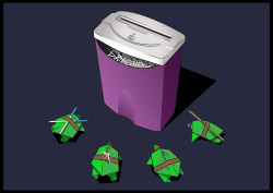 batjames:  Turtles vs Shredder    DAFUQ?!