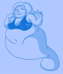 aliceapprovesart:  30 Day Monster Girl Challenge - Day Five: Mermaid Eat your heart out, Ariel. Manatee Mermaids are where it’s at.   THIS is probably the most accurate mermaid I have ever seen, since mermaid myths are believed to have been born from