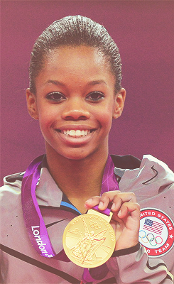 meredev-deactivated20130920:   Gabby Douglas wins the Olympic gold medal for women’s artistic gymnastics all around. She is the first African-American, first American to have both a team AND an all around gold medal, third American in a row, and fourth