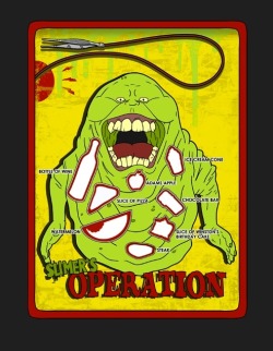 masterofkarateandfriendship:  Slimer’s Operation by Jason Fitzsimmons  Totally forgot about this.