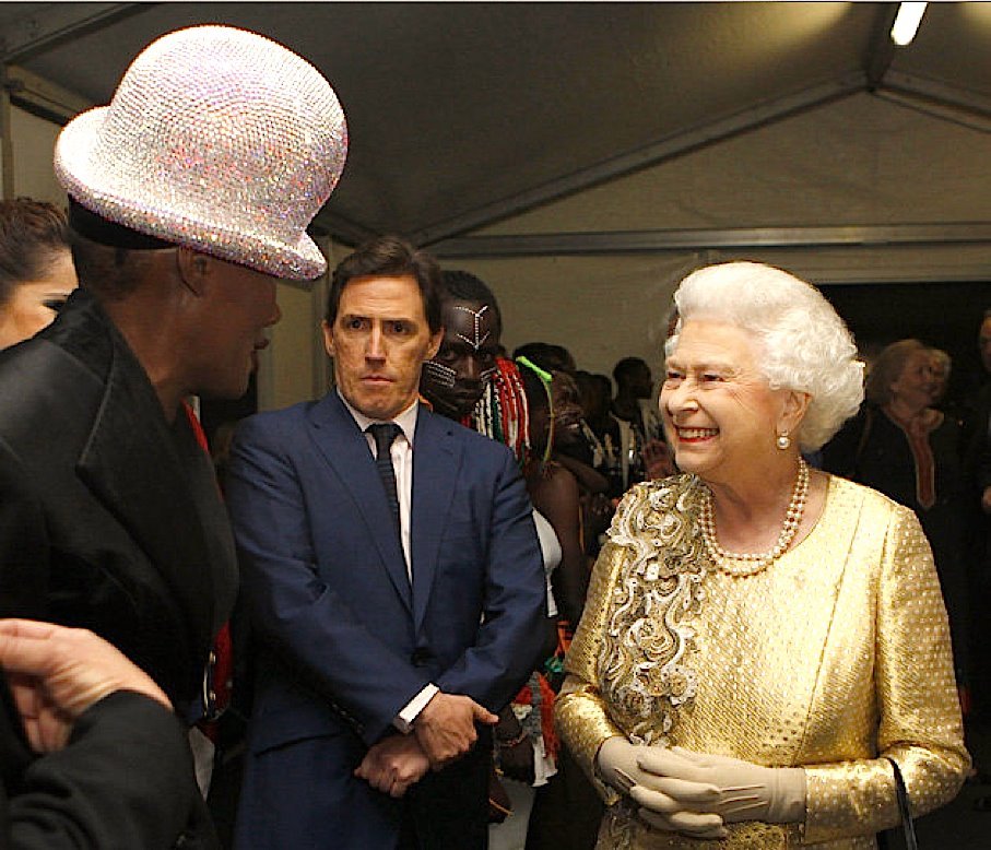 Meeting of the Graces: Grace Jones and Her Grace. You don&rsquo;t get more fabulous