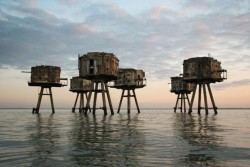 arruku: I’ve never seen a place IRL that looks as close to a Myst age than this. Maunsell forts, Outside of the Thames and Mersy estuaries, England. 