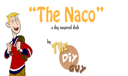 soitslaura:  thediyguy:  The Naco, serves 5-6 Remember in Kim Possible how Ron, Kim, Monique, and Rufus would hang out at Bueno Nacho and Ron would make himself the Naco? It’s the combination of a taco and nachos. To make this easy dish all you will