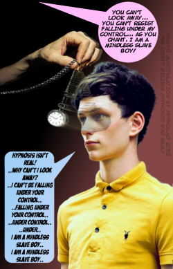 hypnolad:  â€œHypnosis Isnâ€™t Realâ€ So there is no way he can end up as a mindless slave boy, isnâ€™t that right? 