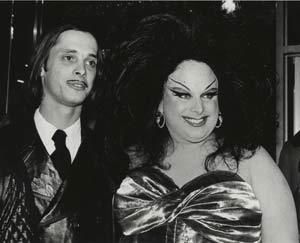 Divine with Andy Warhol, John Waters, Mick Jagger and Grace Jones.